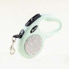 1 dây xích chó thú cưng rút tự động màu hồng cổ điển 3m/5m đính đá rhinestone, phù hợp đi dạo, leo núi, du lịch và hoạt động ngoài trời cho chó cỡ nhỏ đến trung bình, dễ cất giữ và quản lý, đồ dùng cho chó - Nhiều màu - Xem 8