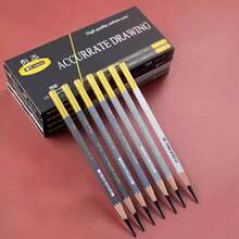 1 Set Charcoal Pencils For Sketching And Drawing, Soft Graphite Pencils For Art Exam Preparation, Professional Charcoal Pencils For Art Students, Beginner Sketching Pencils For Writing, Drawing And Sketching, Multiple Options Available - Set - View 9