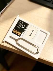 Portable SIM Card Storage Box, All-In-One SIM Card Case, Mini Storage Box, Safely Store Phone Memory Cards, Compact And Shockproof, Suitable For SIM Cards, SD Cards And Card Pins, Anti-Loss, Easy To Carry, Durable And Compact, Pocket-Sized Storage, Our Travel-Friendly Tech Essential Storage Box, Gift For Friends, Family, Classmates, Colleagues, Birthday Gift, Holiday Gift - Multicolor - View 10