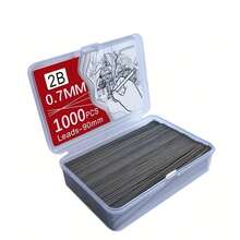 1000pcs MROOFUL Mechanical Pencil Lead Refills Compatible For HB Lead Core - Large Pack With 0.5/0.7/0.9/1.3/2.0mm Line Widths, Resin Replacement Pencil Tips (Students, Office) - Affordable Gift Box.Back To School. - Lead - View 3