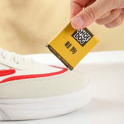 2/1pc Portable Suede Shoe Cleaning Pad, No Water Needed, Easy To Carry, Suitable For Cleaning Suede, Leather, Sneakers And White Shoes, Dry Clean Stains, Travel Portable Shoe Care Wiping Block
