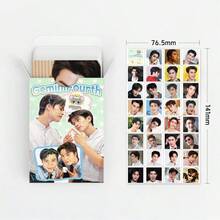 GeminiFourth Thai Star Boxed Small Cards 92pcs LOMO Collection Cards, Thai Drama CP GeminiFourth Photo Cards & Stickers Set, GeminiFourth Duo & Solo Photo LOMO Cards Fan Commemorative Merchandise Gift Box - Multicolor - View 9