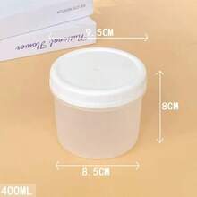 10件組（5個罐子+5個蓋子）120-600ml 午餐碗容器附蓋－可重複使用儲存罐，適用於優格、燕麥粥、備餐－微波加熱，燕麥優格早餐杯，便當盒，大容量便攜式儲存容器 - 彩色 - 查看 10