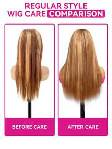 ISEE HAIR 穿戴即走挑染假髮 棕色直髮 預剪無膠蕾絲假髮 7*5 HD蕾絲 預拔髮際線 180%密度 8-14吋波波頭 16-30吋 適合女性日常使用 平價款 - S4/27 - 查看 9