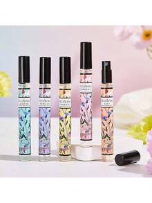 1/5件裝花香噴霧 (10ml) | 便攜式空氣清新劑，釋放清新優雅的花香，融合茉莉、香草、梔子花與小蒼蘭香調。居家使用完美，亦是絕佳禮物。 - 彩色 - 查看 5