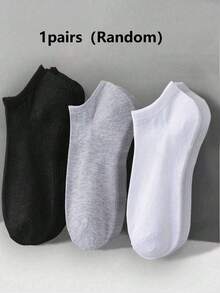 30/20/15/12/10/5/1 Par de Meias Masculinas, Meias Invisíveis. Adequado para Vários Festivais, Esportes, Casual, Negócios e Outros Usos Diários, Adequado para Todas as Estações, Fácil de Combinar. - Multicolorido - Visão 10
