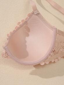 3pcs Lace Women's Lingerie Front Closure Push-Up Summer Cool Sexy Lace Bra - Multicolor - View 8