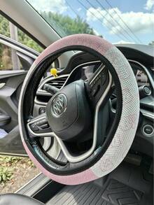 Cartoon Cute Rabbit Steering Wheel Cover, 15 Inch Elastic No Inner Ring Car Steering Wheel Cover, Perfect For Daily Driving - Little Rabbit - View 9