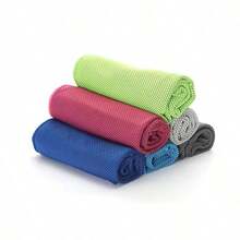 Portable CoolTowel Cooling Towel Bottle, Ready To Use Anytime Anywhere, Reusable, Soft Absorbent Cooling - Multicolor - View 3