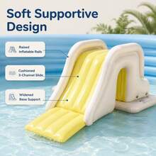 Accesorios Inflables para Piscina Tobogán Grande Antivuelco, Adecuado para Piscinas de Múltiples Tamaños - A - Ver 5