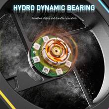 Computer Case Cooling Fan, 12cm Silent Cooling Fan, Air Cooling, Water Cooling, Hydraulic Bearing Fan, ARGB Sync Mirror Circulation Fan - View 5