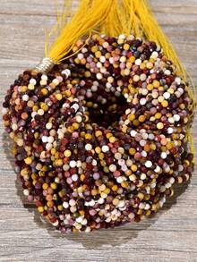 Yumfeel 3mm Natural Mookaite Jasper Facted Beads For Jewellery Making-Length 38cm About 110-115pcs Stone Beads DIY Necklaces And Rings - Egg Yolk Yellow - View 9