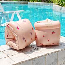 2pcs Cute Cartoon Inflatable Arm Floats, PVC Material, Suitable For All Ages, Can Be Used For Swimming Pool, Beach, Water Recreation, Summer Swimming Training Aid, Water Recreation Accessories - Multicolor - View 9