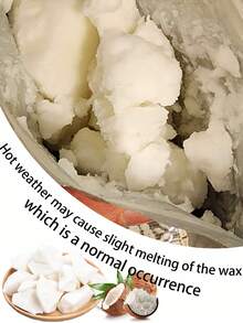 Lilin Kelapa Kapasitas Besar 1lb, Lilin Seni Aromaterapi DIY, Bahan Kerajinan Tangan - lilin - View 5