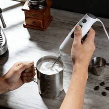 1pc Thickened Latte Art Pitcher With Spout And Scale, Milk Frothing Cup, Coffee Tool, Wax Melting Cup - Multicolor - View 5
