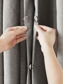 1 Set Magnetic Curtain Tiebacks, Detachable Curtain Tie-Backs, Suitable For Bedroom, Living Room Decoration - A - View 8