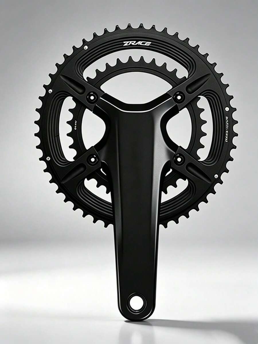 ZRACE 105 FC-R7000 / ULTEGRA FC-R8000 / DURA-ACE FC-R9100 Plato de Bicicleta de Carretera Asimétrico, 50-34T 52-36T 53-39T, 110BCD BCD110 4-Agujeros - Negro - Ver 1