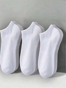 30/20/15/12/10/5/1 Par de Meias Masculinas, Meias Invisíveis. Adequado para Vários Festivais, Esportes, Casual, Negócios e Outros Usos Diários, Adequado para Todas as Estações, Fácil de Combinar. - Multicolorido - Visão 1