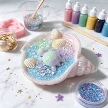 2pcs DIY Resin Liquid Mold Set, Spiral Shell Jewelry Tray & 3D Turtle Silicone Mold Set, Suitable For Resin, Gypsum, Cement, Home Decor, Handicrafts, Aromatherapy Candle Ornaments, Reusable, Easy To Demold, Holiday, Birthday Gift. Casting Silicone Mold. - Silicone Mold - View 5