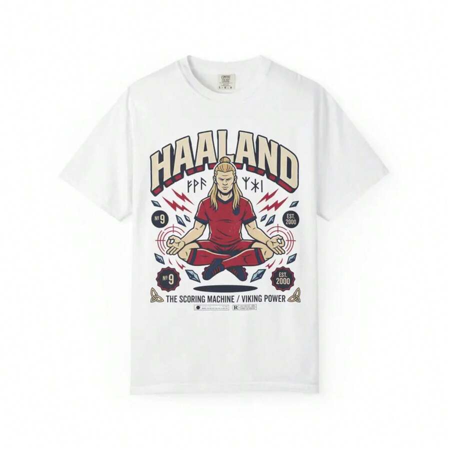 La camiseta Terminator Haaland | Noruega 2026 Estrella - Blanco - Ver 1