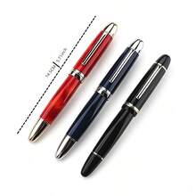 Jinhao X169 Large Fountain Pen Red Marble Acrylic Barrel Gold Plated Nib Heavy Signature Pen Luxury Business Collection Writing Gift Pen - X169 - View 2