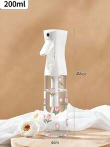 Transparente PET-Reisesprühflasche mit Blumenmuster - Multifunktionale Sprühflasche mit feinem Sprühnebel, geeignet für den Reisegebrauch; anwendbar zum Umfüllen von Make-up-Entferner, Haargel oder Wasser (für Haarstyling, Reinigung und Pflanzensprühen). - Verschiedenfarbig - Übersicht 13