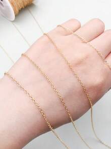 Dây xích khoen O DIY 100cm - Dây chuyền tự làm - Xem 2