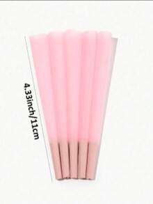 MINAMIZU 200/100/50/30 Stück natürliche vorgedrehte Cones 1-1/4 Zoll ultradünne langsam brennende Cones mit Filtertips/Crutches hornförmige Cone-Rauchpapier, geeignet als Feiertags-/Valentinstag-Geschenke und Rauchzubehör, Vatertagsgeschenk - Verschiedenfarbig - Übersicht 2
