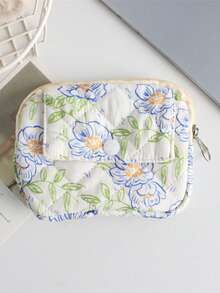 1 pieza Bolsa de almacenamiento de cámara CCD acolchada de espuma, bolsa de maquillaje mini con diseño de dibujos animados dulce y lindo, bolsa para lápiz labial, bolsa para auriculares Bluetooth, organizador de cables de auriculares, bolsa de almacenamiento miscelánea, monedero con patrón de lazo bordado, estuche protector de cámara mini, monedero con diseño abatible, tarjetero de gran capacidad, bolsa para lápiz labial con diseño a cuadros lindo, tarjetero negro de moda, bolsa de almacenamiento de cámara - Multicolor - Ver 24