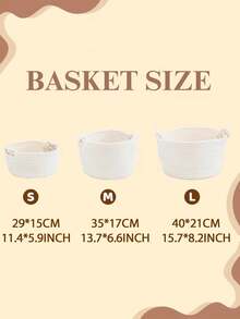 1pc Custom Names Of Cats Or Dogs Woven Storage Basket, Soft Cotton Rope Woven Pet Bed, Desktop Storage Tool With A Customizable Name, Storage Basket For Pet Snacks Or Toys, Multipurpose Basket, Handled Basket, Home Decor, Christmas Present - Multicolor - View 2