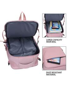 Travel Backpack For Men, Lightweight, Suitable For Short Trips, Commuting, Travel Luggage Bag, Large Capacity, Laptop, Book Bag - Multicolor - View 4