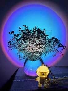 1 buah Gantungan Kunci Lampu LED Mini Astronot Lucu Bentuk Matahari Terbenam, Liontin Portabel untuk Mobil, Tas, Lampu Suasana Fotografi, Cocok Sebagai Hadiah Liburan untuk Anak Perempuan - MultiWarna - View 8