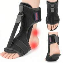 1PC Plantar Fasciitis Night Splint, Adjustable Drop Foot Brace, Nighttime Dorsiflexion Support Heel Pain, Achilles Tendonitis & Ankle Discomfort Relief - 1 Package - View 7