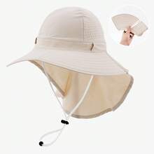 1pc Women's Summer Foldable Bucket Hat, Breathable Sun Protection Hat For Outdoor Hiking, Beach Vacation Wear - Multicolor - View 16