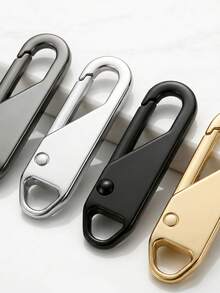 Alloy Zipper Pull Repair Kit - Universal Zipper Pull Replacement, Bag Accessories, Suitable For Clothing And Wallets - Easy To Install, Durable, Universal Zipper Pull Repair And Replacement, Removable Zipper Pull Replacement Heads - Multicolor - View 7