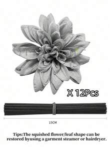 MEHELANY 12/5入粉色人造大麗花花頭，仿真花，派對裝飾人造植物，適用於婚禮家居裝飾、花園中心裝飾、禮物、新娘腕花、DIY拱門花牆背景配件、正門庭院裝飾、生日禮物 - 淺粉 - 查看 7