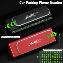 ABS Car Temporary Parking Phone Number Card Number Plate Holder - TGNCK - View 3