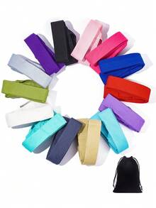 Adjustable Yoga Mat Strap, Easy-To-Use Woven Yoga Mat Storage Band, Lightweight Fitness Strap, Washable Sports & Fitness Accessory, Suitable For Gym, Home Workout, Pilates And Travel Use - Multicolor - View 10