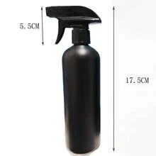300ml/專業可重複填充噴霧瓶－沙龍級耐用噴霧器，適用於髮型設計、居家清潔與園藝植物 | 防漏可調式噴嘴（3種噴霧模式）耐用不透明可重複填充可重複使用空噴霧器，適用於居家園藝植物與廚房 - 黑色 - 查看 6