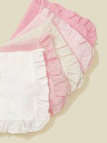 Soft & Comfortable Baby Bibs Burp Cloths, Pure Cotton Multi-Purpose Towels 5pcs/Pack - Multicolor - View 6