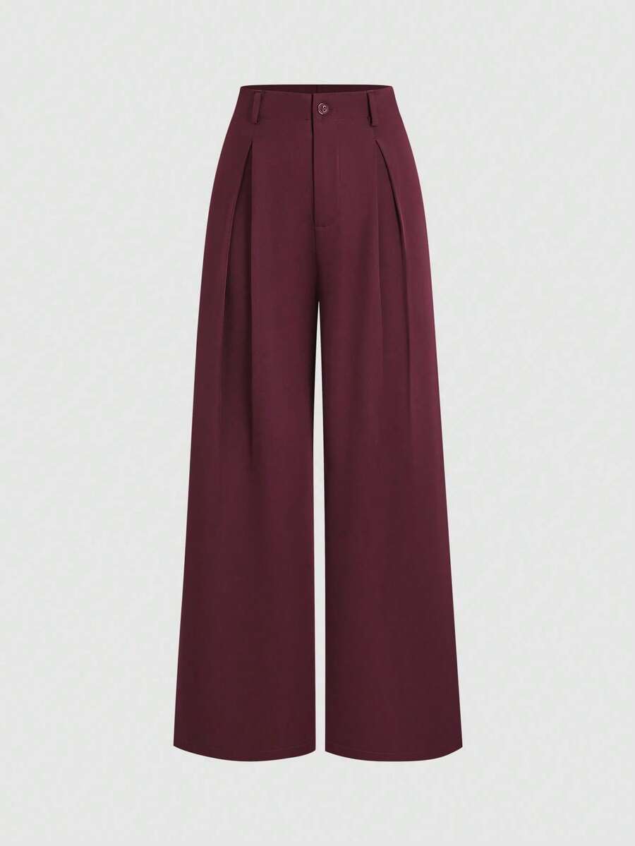Women Pants - 波爾多 - 查看 1