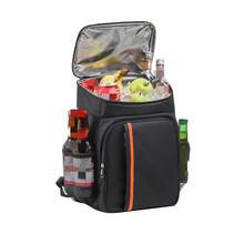 Bolsa térmica impermeable y duradera de 18L, mochila portátil de gran capacidad para almuerzo, adecuada para comida, cena, picnic, almuerzo, camping, fiesta al aire libre, cita, exterior, escuela, oficina, hotel, regalo del Día de San Valentín - gris - Ver 8
