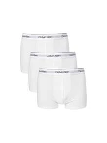 [Bundle] Calvin Klein 1996 3 Confezioni Pantaloni Aro da Uomo + Boxer Micro Stretch da Uomo - Bianco+Bianco - Visualizzare 2