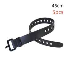 5PCS Rubber Tension Strap High Strength Fixed Cargo Belt Adjustable Fastening Straps Cable Organizer Portable Compact Ties For Flashlight Water Bottle Luggage Air Pump - Multicolor - View 13