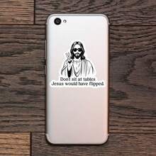 1PC Inspirational Justice Courage Sticker, Sarcastic Slogan Quote Vinyl Decal For Laptop Water Bottle Notebook, Waterproof Adult Humor Decal Sticker, Aesthetic Stationery Scrapbook Accessories Gift - S2469 - View 6