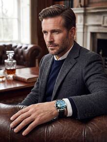 SOKI SOKI Montre pour hommes style business décontracté industriel, cadran rond à échelle mixte, montre à quartz avec affichage électronique et à aiguilles, convient pour le port quotidien, la rentrée scolaire, cadeau d'anniversaire, également un choix idéal pour les amis, sans boîte de montre incluse. - Noir - Voir 4