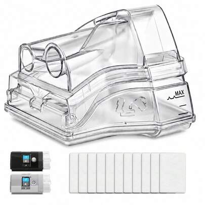 Cámara de agua de repuesto para Air Sense 10 y AirCurve 10, con una capacidad de 380 ml, se puede limpiar repetidamente