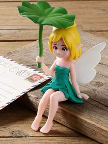 1/2/4pcs Resin Lotus Fairy Statue Mini Elf Figurine, Car Dashboard Desktop Decoration, DIY Micro Landscape Garden Ornament, Home Office Birthday Holiday Gift - A - View 7
