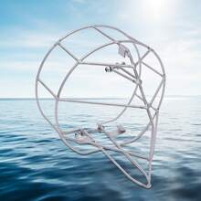 Stainless Steel Outboard Propeller Protector, No Drill Propeller Guard Fit 30HP Hidea Parsun Outboard Motors - Silver - View 3