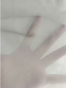 時尚女款雪紡長袖襯衫，深V領半透上衣，適合正式場合 - 米色 - 查看 5